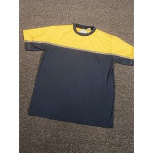 VTG Point Zero Stripe T-Shirt Mens Large Y2K Streetwear Colorblock Skater